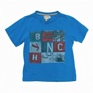 𝅺bench Blue Cityscape Printed T-Shirt
